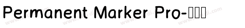 Permanent Marker Pro字体转换